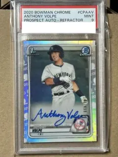 2020 bowman Anthony Volpe auto PSA9 サイン