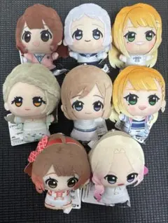 学園アイドルマスター　ナムコ限定　ちびぐるみ8体セット