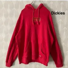 Dickies パーカー　スエット　古着　ユニセックス　長袖　袖破れ有　b424