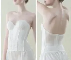 ブライダルインナー2点セット　ビスチェ➕フレアパンツ【huggebridal】
