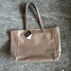 未使用品　レザー トートバッグ ベージュ　日本製　軽め