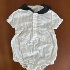 Cottoli レース襟付きロンパース　80センチ　美品