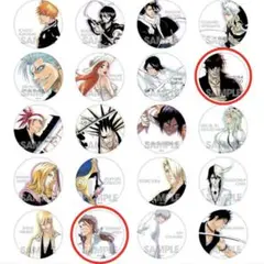 BLEACH原画展オリジナル缶バッジコレクション　茶渡泰虎 チャド 藍染惣右介