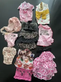 【used】犬服 4S~3Sサイズ 9点セット まとめ売り