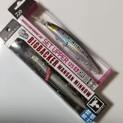 セットアッパー125S-DR u0026 ビッグバッカー湾岸ミノー128S-LB