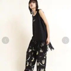 【美品】RNA ロングフリンジルーズタンク　M L XL 3L オーバサイズ