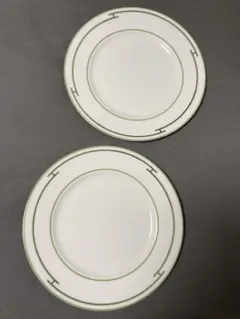お値下げしました。エルメス リズムグリーン プレート2枚