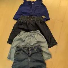 ショートパンツ　女子150 　　 4着セット