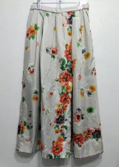 as know as de base　花柄　ワイドパンツ　アズノウアズデバス