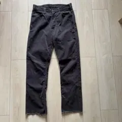 masses コーデュロイパンツ ブラウン W30 カットオフ テンダーロイン