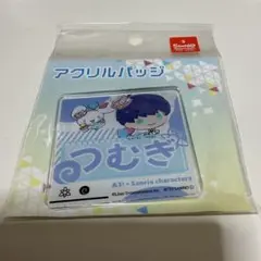 A3! × サンリオキャラクターズ アクリルバッジ　エースリー　月岡紬　シナモン