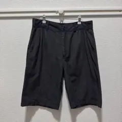ポリレーヨン チェックスラックスショーツ