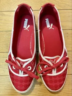 プーマ バレエ スニーカー 23 RED