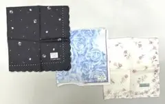 54 新品 未使用 ハンカチセット ジュンコシマダ ハナエモリ PL 3枚