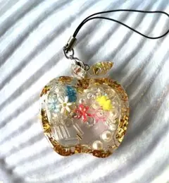 りんごシェイカーキーホルダー