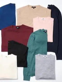 UNIQLO ユニクロ　エクストラファインメリノ ニットセーター