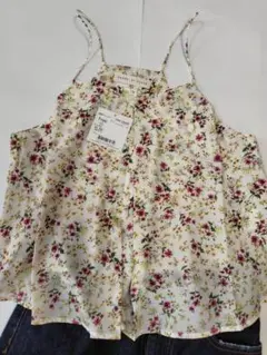 キャミソール　花柄　新品未使用