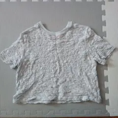 repipi armario グレー ショート丈 Tシャツ M