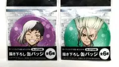 Dr.STONE ローソン 缶バッジ ゲン&千空 2個セット