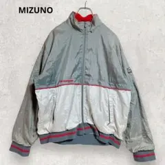 【90s】Mizuno SUPERSTAR ナイロンジャケット メンズL グレー