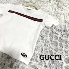 gucci グッチ ロゴ入り Tシャツ 100サイズ キッズ