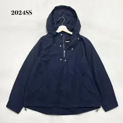 24SS ジャーナルスタンダードレリューム グログランマウンテンパーカー F 紺