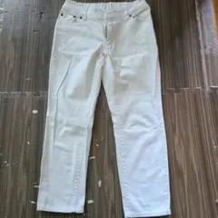 ホワイト LLサイズ デニムパンツ