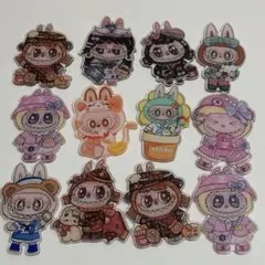 ラブブアクリル12枚セット