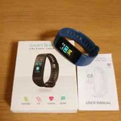 Smart Bracelet スマートブレスレット 本体 ブルー