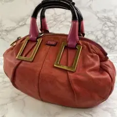Chloe クロエ エテル 本革 レザー ミニ ハンドバッグ