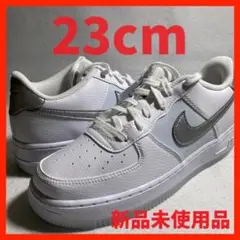 エアフォース1 ロー ホワイト シルバー グレー 23cm 箱付き