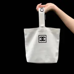 新品/未使用 [ノベルティ] ハンドバッグ手提げバック☆トートバッグシロ 非売品