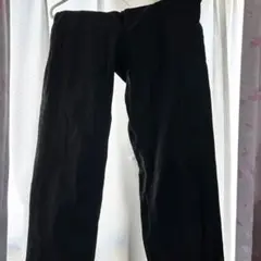 ユニクロ ストレッチスリムチノ 黒 ブラック ウエスト70cm 標準丈76cm