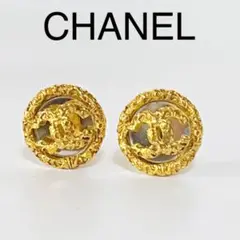 CHANEL イヤリング ゴールド ココマーク ミラー 93A ヴィンテージ