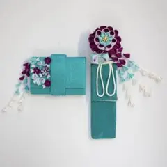 はこせこセット 箱せこ 懐剣 筥迫 美品 花
