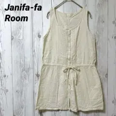 【Janifa-fa Room】ノースリーブ　花　総柄　羽織り　チュニック　M