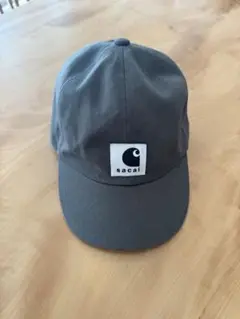 sacai carhartt wip コラボ　グレー ワークキャップ sacai Carhartt WIP Duck Cap グレー サカイ カーハート