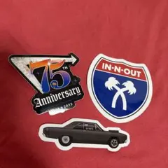 IN-N-OUT BURGER 75TH記念ステッカー