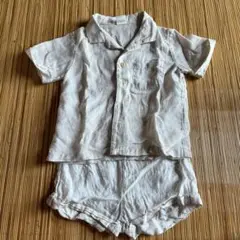 リネン ベージュ セットアップ　80