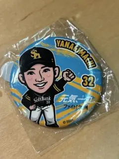 ファイト九州　若鷹ガチャ　ホークス　缶バッジ　柳町　柳町達　ソフトバンクホークス
