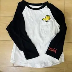 X -girlスヌーピー コラボ長袖カットソー 100cm