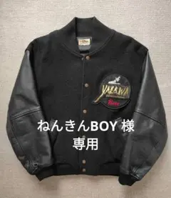 美品】矢沢永吉/スイングトップ/ジャンパー/ロゴ星/ ブラック