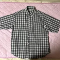 美品　BEAUTY&YOUTH チェック柄 半袖シャツ