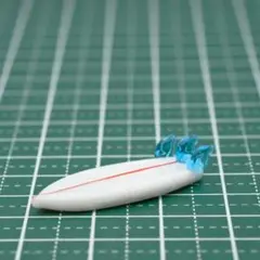 【1481】サーフボード(白)のガラス細工