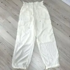 【未使用品】ローリーズファーム 白 ジョガーパンツ