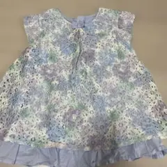 花柄レースチュニック90