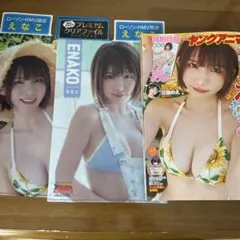 えなこ　ヤングアニマル16号　ローソン限定クリアファイル付き