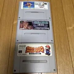 スーパーファミコン 3本セットスーパーマリオRPG、信長の野望、スラムダンク