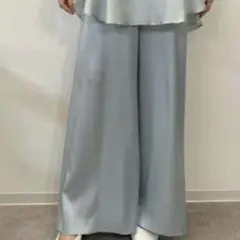 ルフィル クラシックサテンパンツ ブルー 0