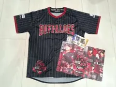[新品未開封]オリックス夏の陣ユニフォーム 、ハリセン、日程表、シール付き